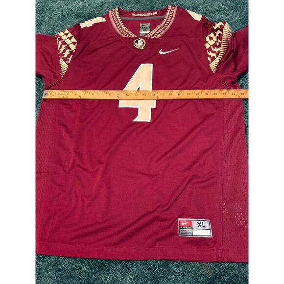 New Nike Florida State Seminoles #4 Football Jersey - Size XL NWT - Picture 4 of 7